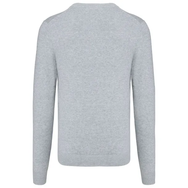  Premium V džemper - Kariban Light Grey Heather