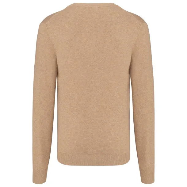  PREMIUM V-NECK JUMPER - Kariban Camel Heather