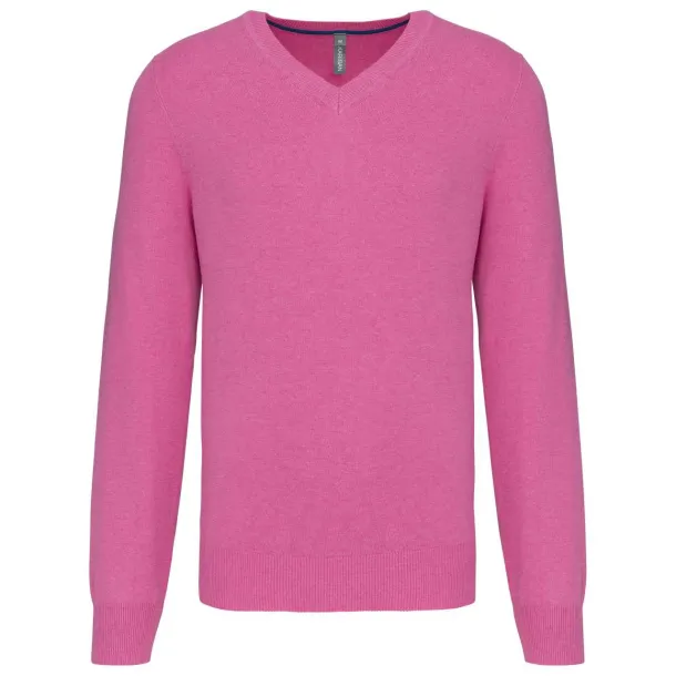  PREMIUM V-NECK JUMPER - Kariban Candy Pink Heather