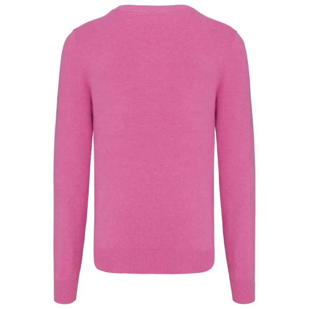  PREMIUM V-NECK JUMPER - Kariban Candy Pink Heather