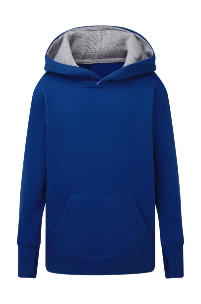  Dječji dvobojni hoodie, 280 g/m² - SG Kraljevski plava Light Oxford