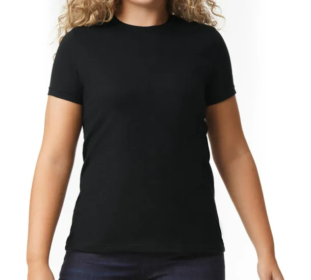  Softstyle CVC Women's T-Shirt - Gildan Pitch Black