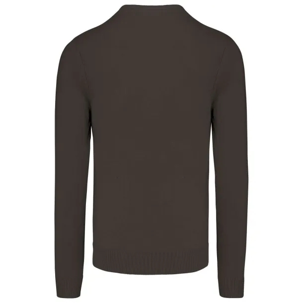  Muški V džemper, 290 g/m2 - Kariban Tamno siva