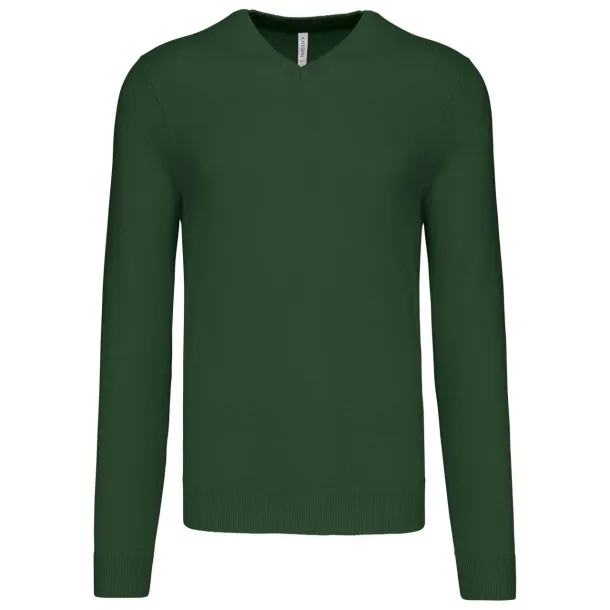  MEN’S V-NECK JUMPER - Kariban Šumski zelena