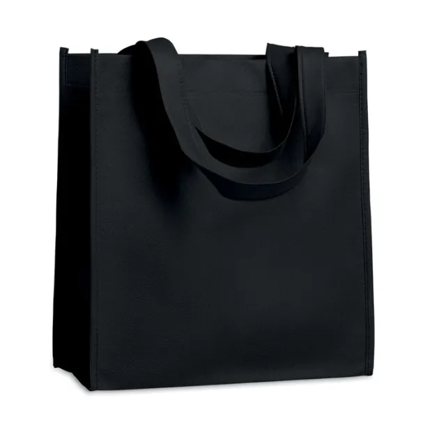 APO BAG laminirana torba za kupovinu - 80 gr/m² Crna