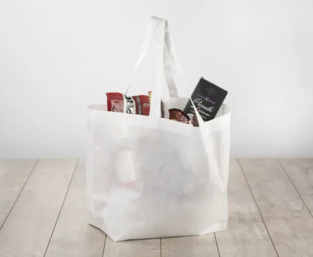 RPET TEAR Shopping bag White