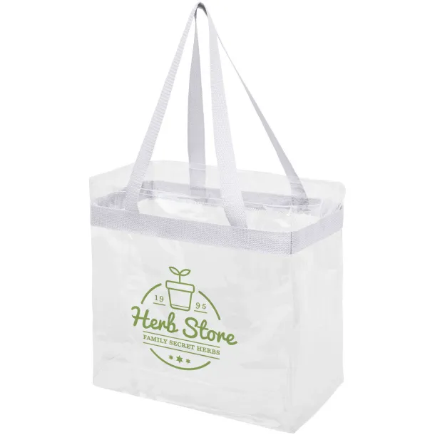 Hampton transparent tote bag White White