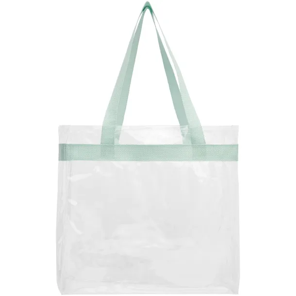 Hampton prozirna tote torba Menta zelena Bijela