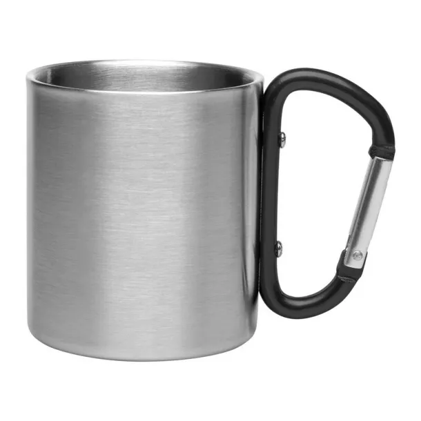  Mug 200 ml with carabiner black