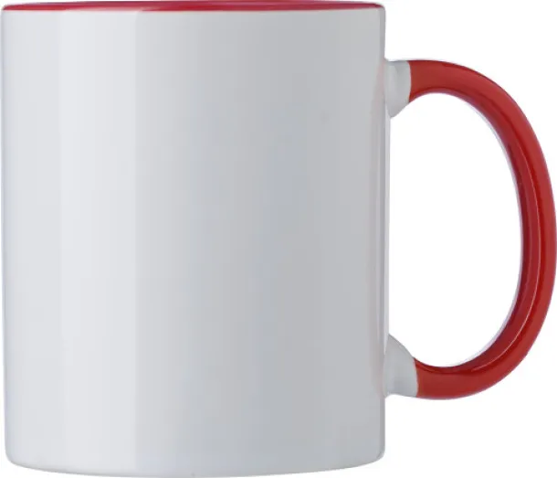  Keramička šalica Blair, 300 ml Crvena