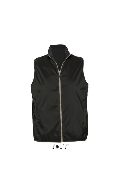  SOL'S WINNER - UNISEX CONTRASTED REVERSIBLE BODYWARMER - SOL'S Black