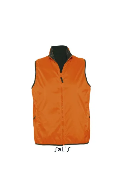  SOL'S WINNER - UNISEX CONTRASTED REVERSIBLE BODYWARMER - SOL'S Orange