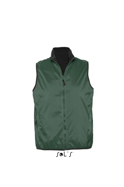  SOL'S WINNER - UNISEX CONTRASTED REVERSIBLE BODYWARMER - SOL'S Forest Green