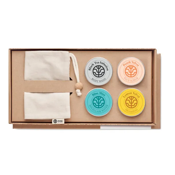 ELEGANCE Vegan Gift set travel Wood