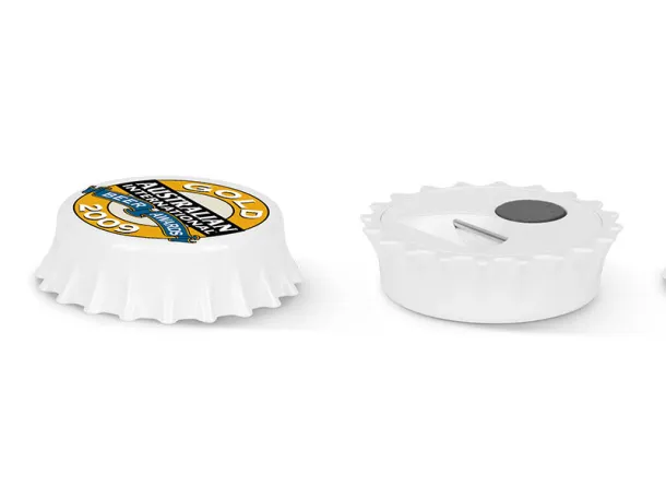 PILS plastic bottle opener White