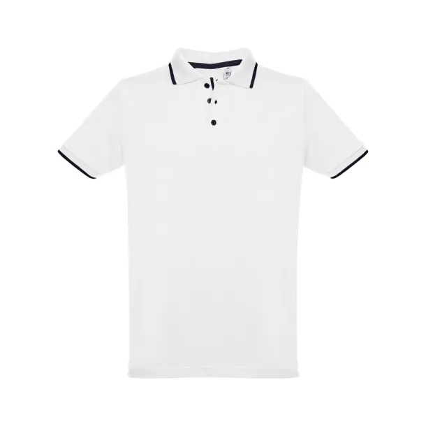 ROME Men's slim fit polo shirt White