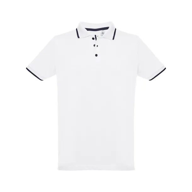 ROME Men's slim fit polo shirt White