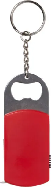  KAREN ABS key holder with bottle opener red