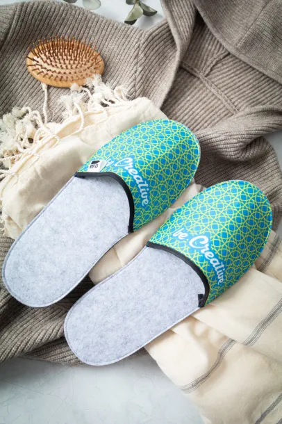 CreaFelt Slip custom RPET slippers Grey