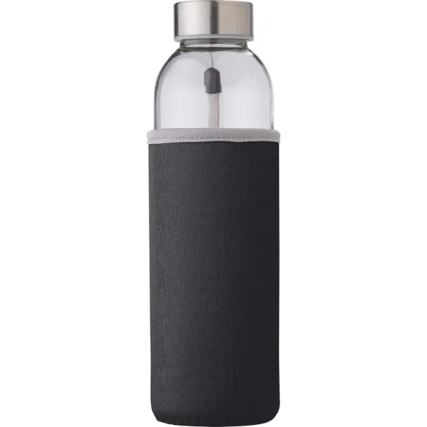  Glass sports bottle 500 ml Crna