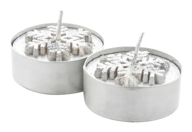 Duo candle set Silver