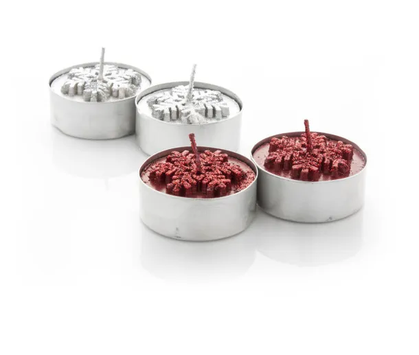 Duo candle set Red