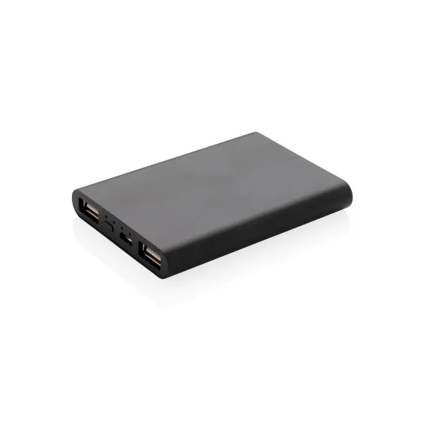  Aluminium 5.000 mAh pocket powerbank Black
