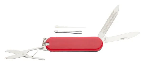 Castilla mini multifunctional pocket knife Red