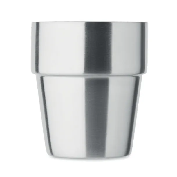 ACERITO Double wall tumbler 250 ml Matt Silver