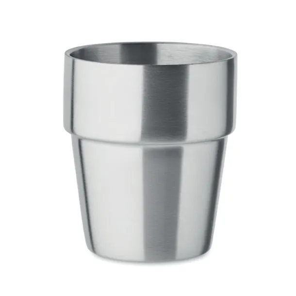 ACERITO Double wall tumbler 250 ml Matt Silver