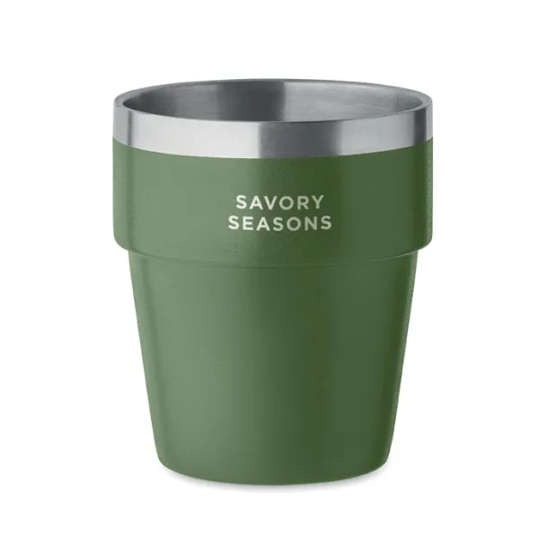 ACERITO Double wall tumbler 250 ml Dark green