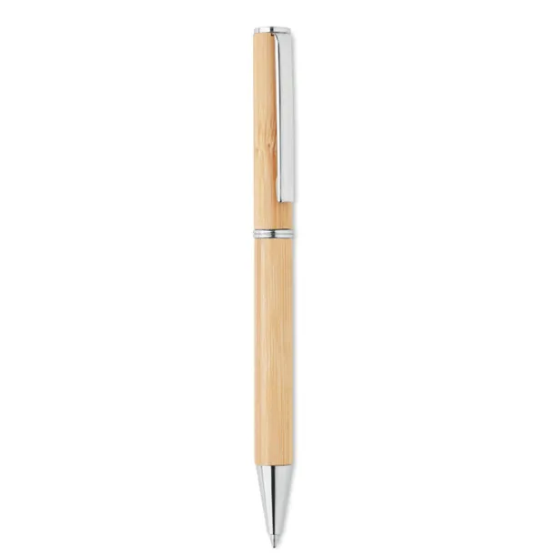 NAIRA Bamboo twist type ball pen Wood