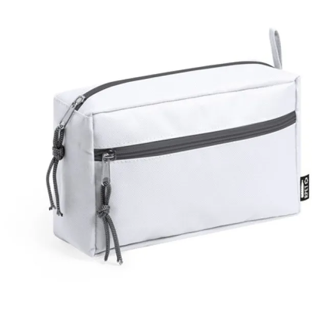  RPET cosmetic bag white