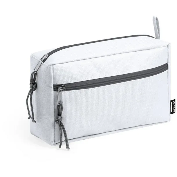  RPET cosmetic bag white