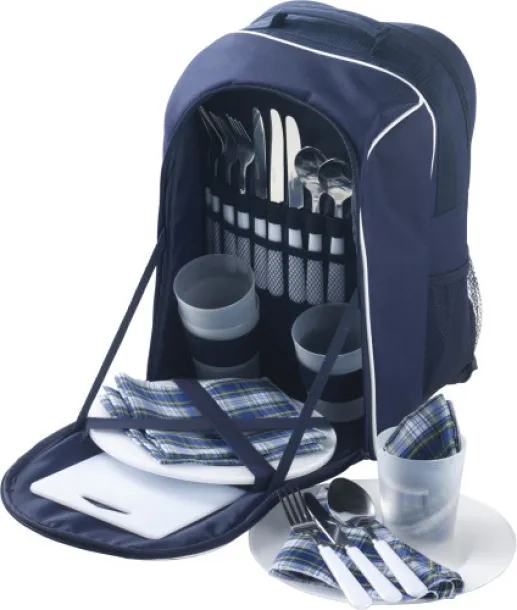  NEO polyester (600D) picnic rucksack blue