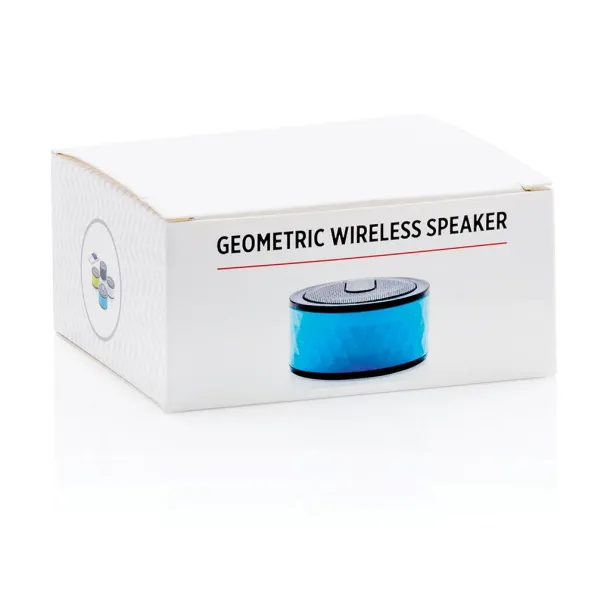  Geometric wireless speaker - XD Collection Blue 