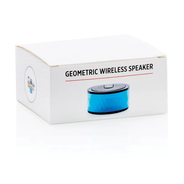  Geometric wireless speaker - XD Collection Blue 