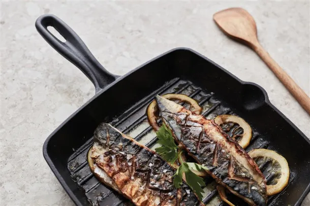  VINGA Monte enameled grill pan - Vinga Black