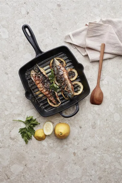  VINGA Monte enameled grill pan - Vinga Black