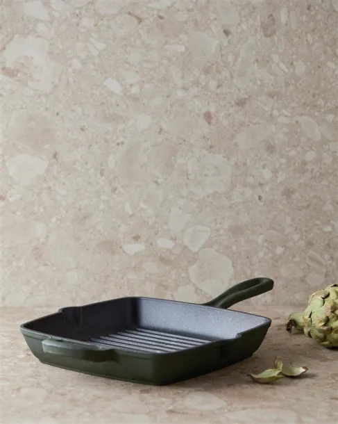  VINGA Monte enameled grill pan - Vinga Zelena