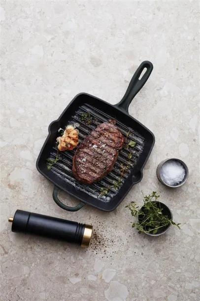  VINGA Monte enameled grill pan - Vinga Green