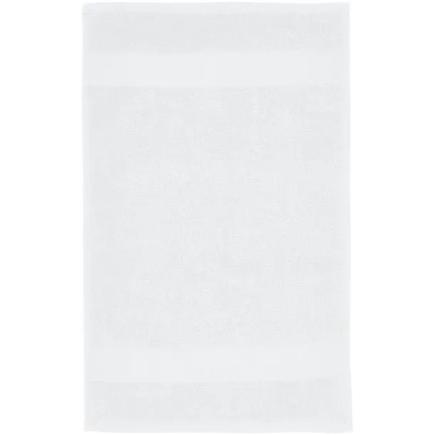 Sophia 450 g/m² cotton bath towel 30x50 cm - Unbranded White