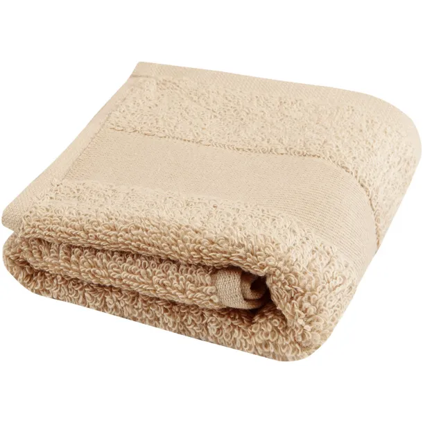 Sophia 450 g/m² cotton bath towel 30x50 cm Beige