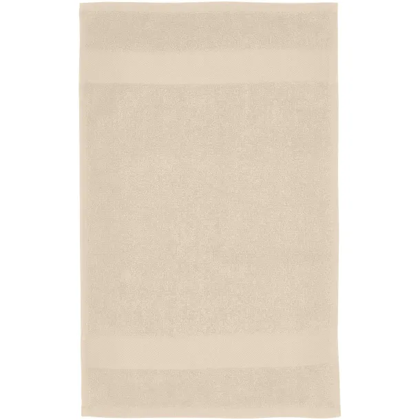 Sophia 450 g/m² cotton bath towel 30x50 cm - Unbranded Beige