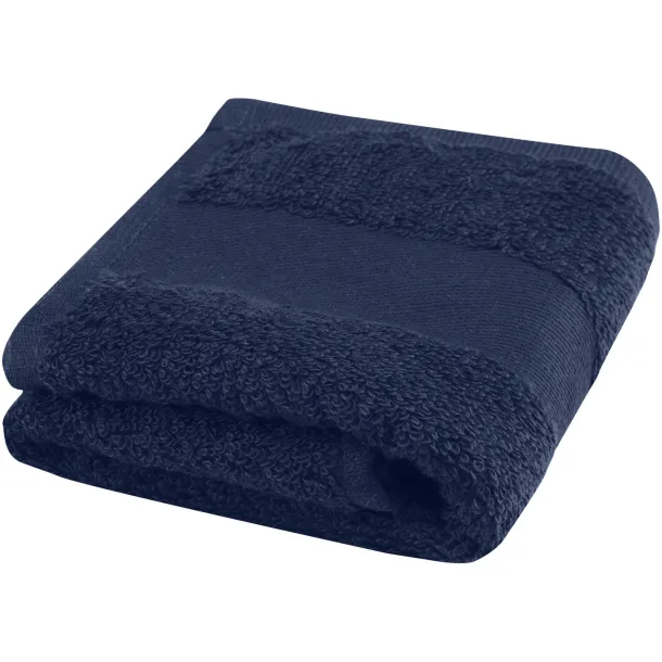 Sophia 450 g/m² cotton bath towel 30x50 cm Navy Blue