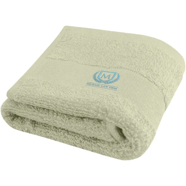 Sophia 450 g/m² cotton bath towel 30x50 cm Light grey