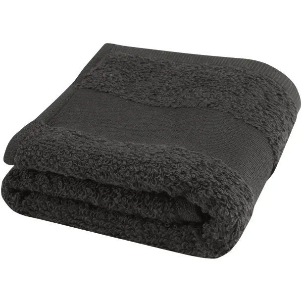 Sophia 450 g/m² cotton bath towel 30x50 cm Anthracite