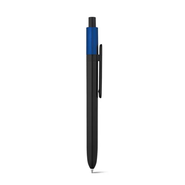 KIWU Metallic ABS ballpoint with shiny finish and lacquered top with metallic finish Blue