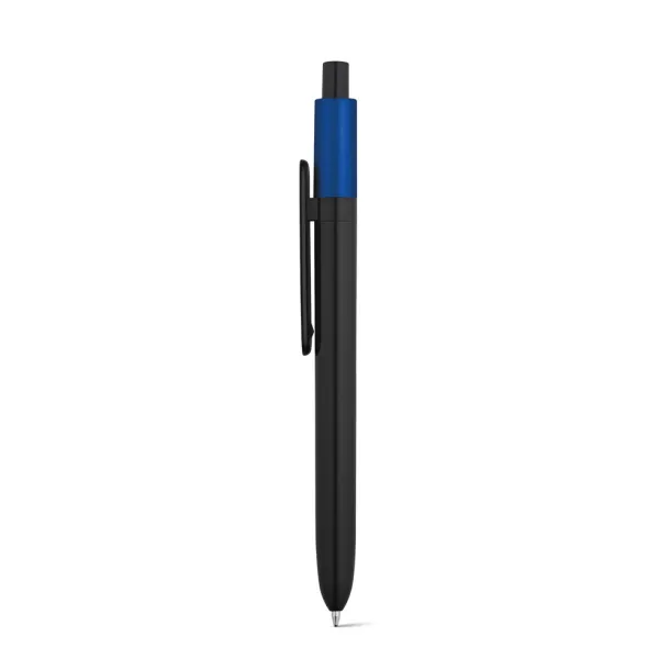 KIWU Metallic ABS ballpoint with shiny finish and lacquered top with metallic finish Blue