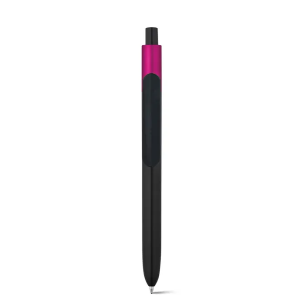 KIWU Metallic ABS ballpoint with shiny finish and lacquered top with metallic finish Pink